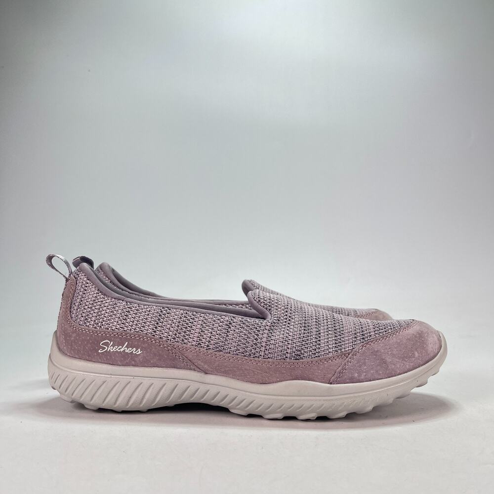 Skechers Be-Light High Hopes Lavender Casual Slip On Shoes 23875 Women's Size 10